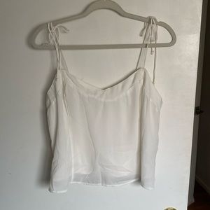Abercrombie & Fitch White Tank